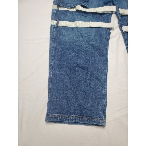 Marithe Francois Girbaud M+FG Sz 36M Shuttle Tape Denim Jeans 90s Baggy Y2K Wide - Picture 9 of 16